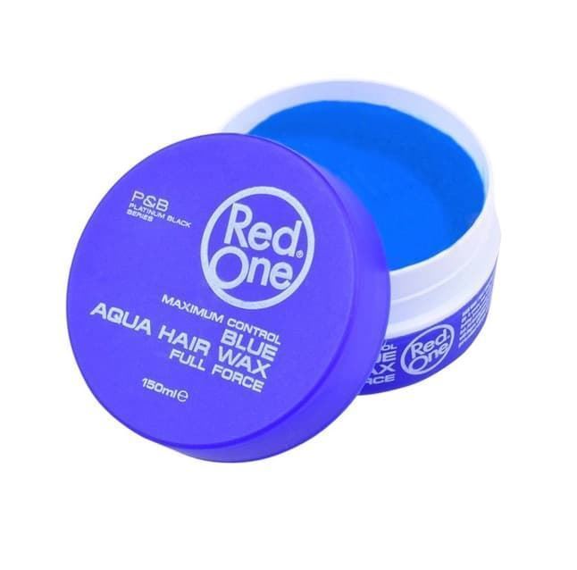 Red One Aqua Hair Wax Blue Cera con brillo 150 ml - Imagen 1